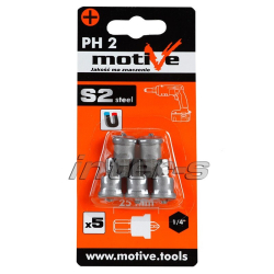 Bity PH2 ogranicznik 25 mm 5 szt.  Motive